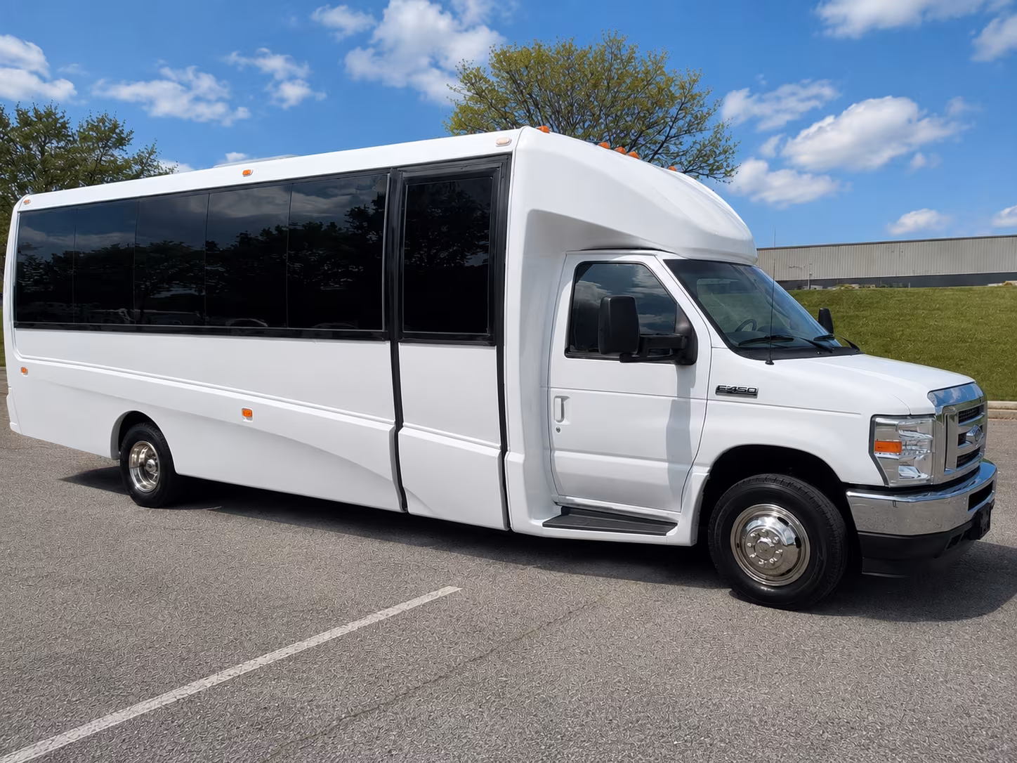 Peoria Airport Shuttle & Transportation party bus exterior