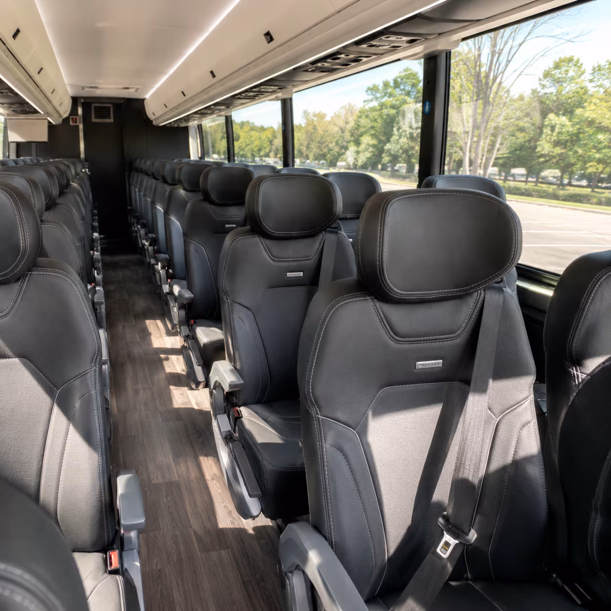 Peoria Airport Shuttle & Transportation party bus exterior