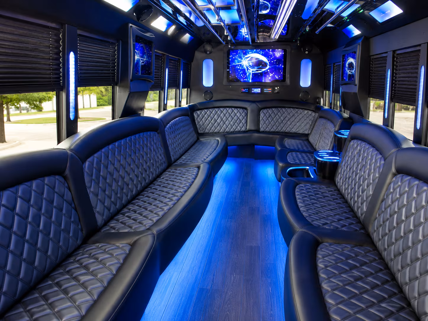 Peoria Concert & Music Festival Transportation party bus exterior