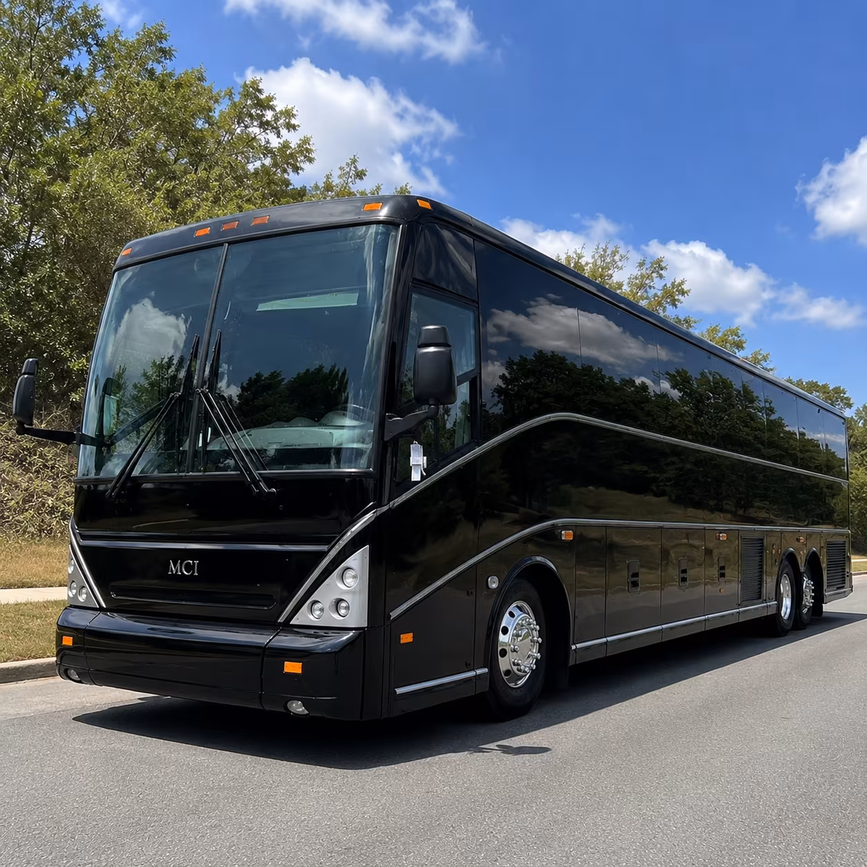 Peoria Corporate Transportation party bus exterior