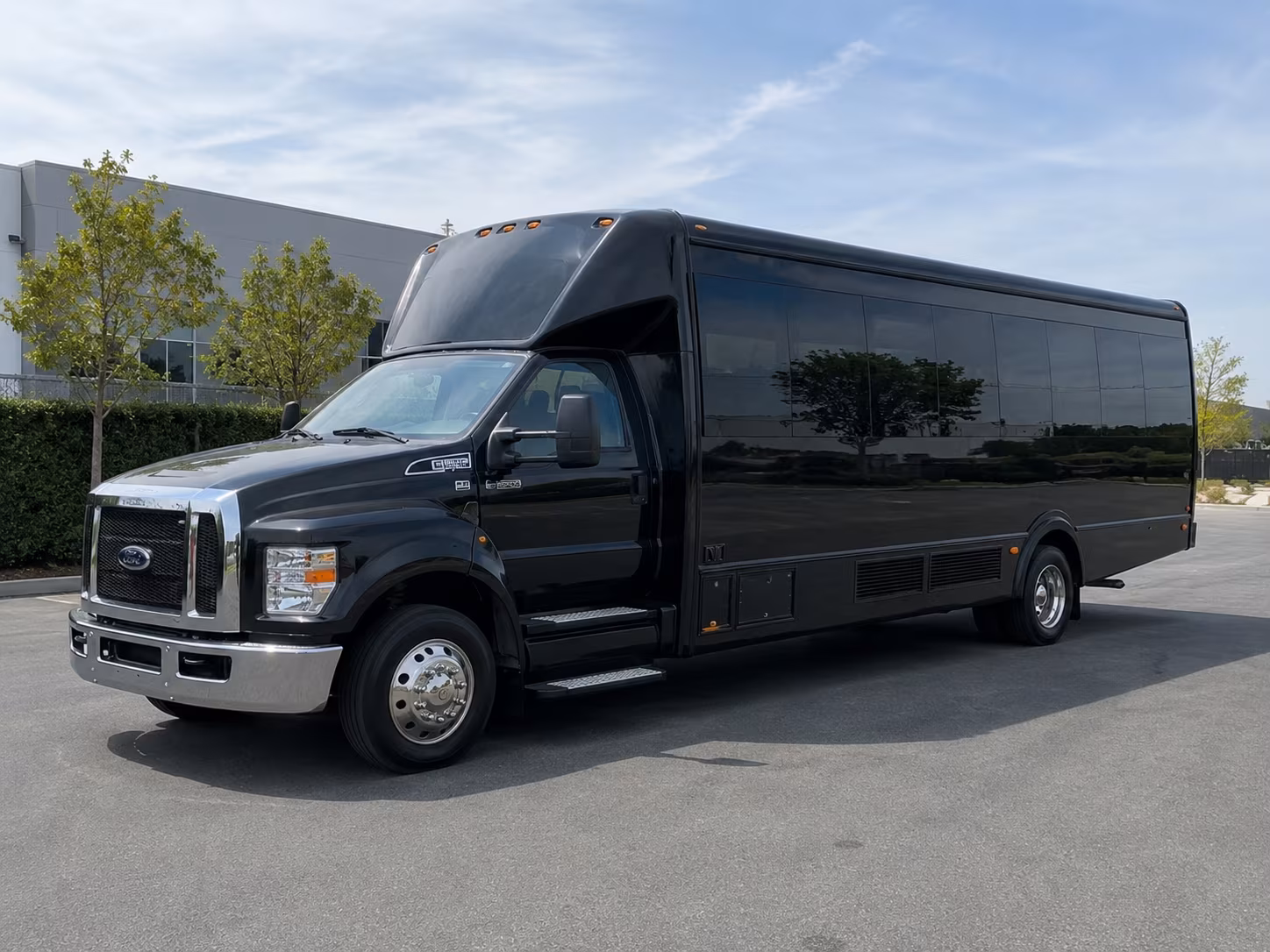 Peoria Prom & Homecoming Transportation party bus exterior