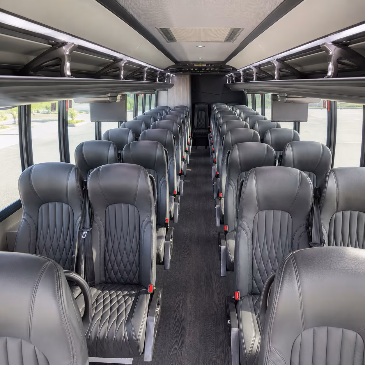 Peoria School Event Transportation party bus exterior