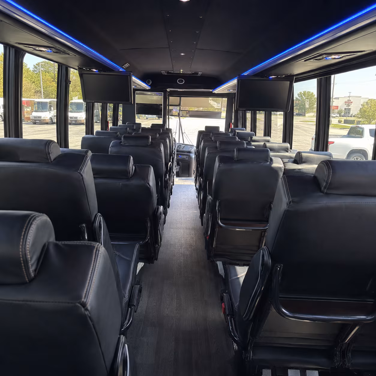 Peoria School Event Transportation onboard seating