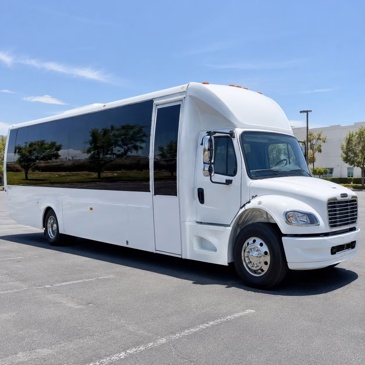 Peoria Sporting Event Transportation party bus exterior